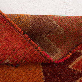 3x9 Orange Runner Rug