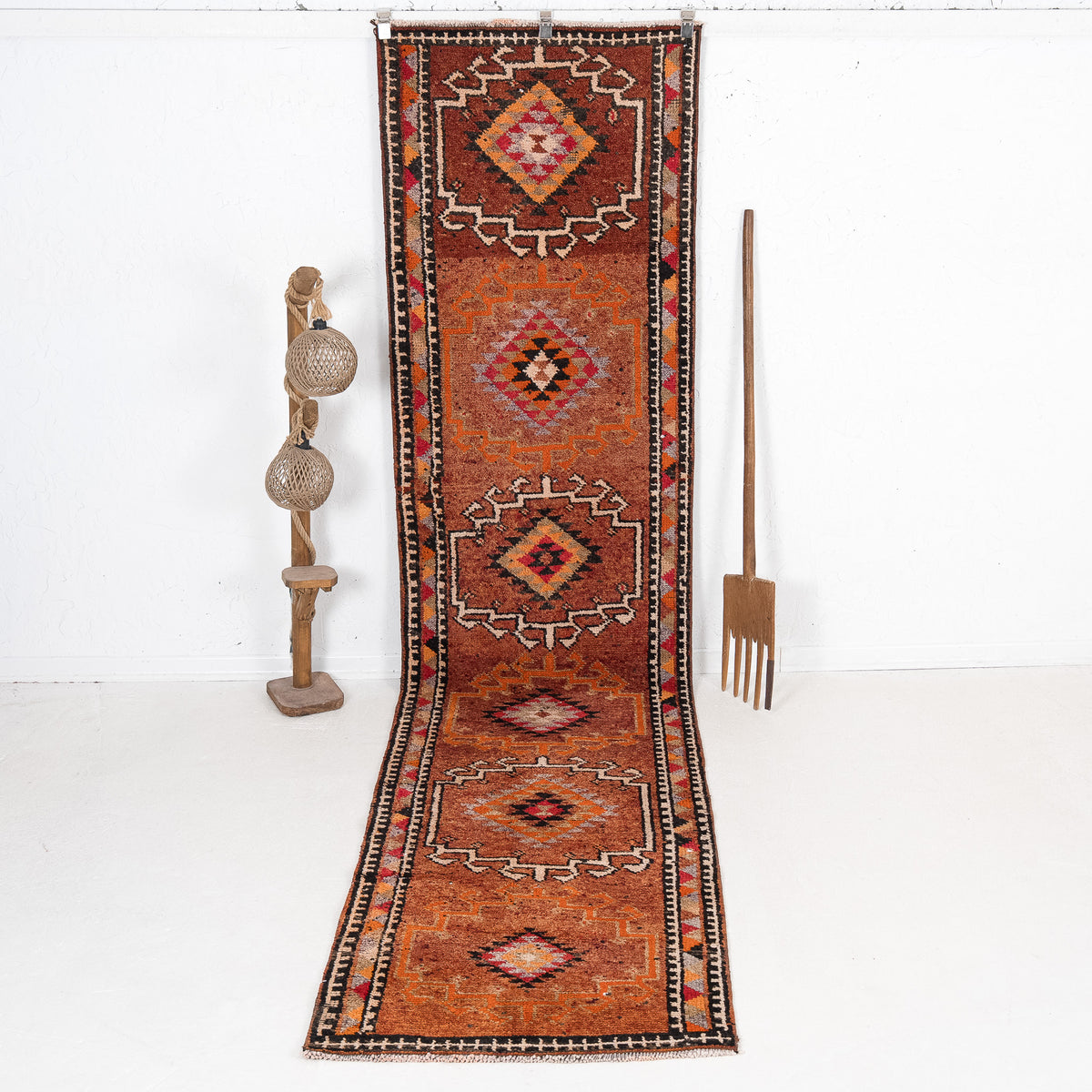 Opalina - Vintage Turkish Runner Rug