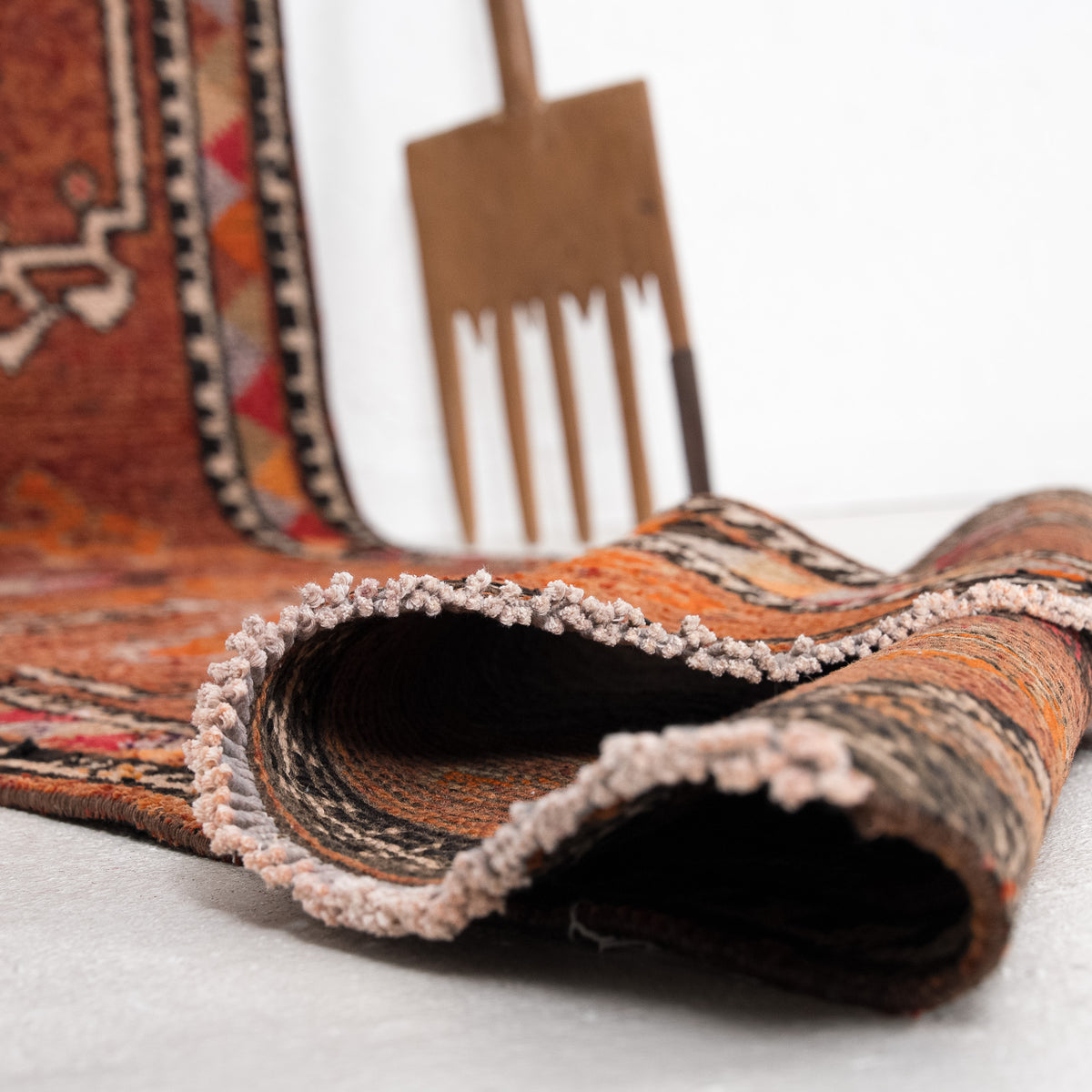 Oriental Orange Runner Rug