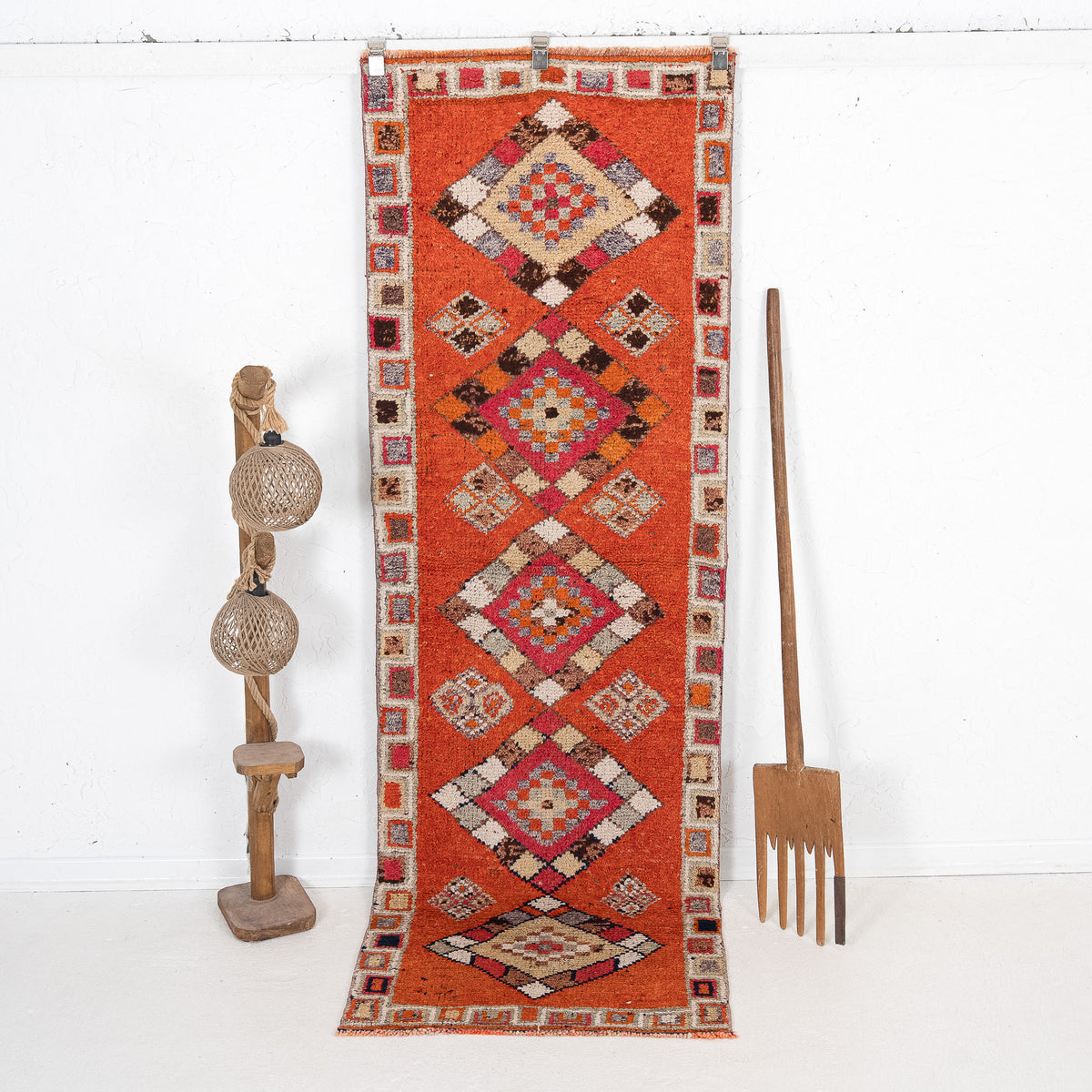 Obelona - Vintage Turkish Runner Rug