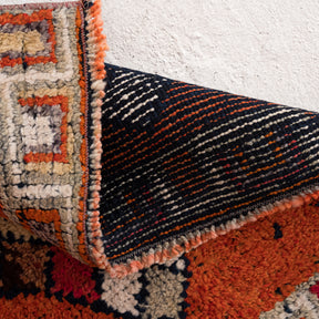 3x8 Orange Runner Rug