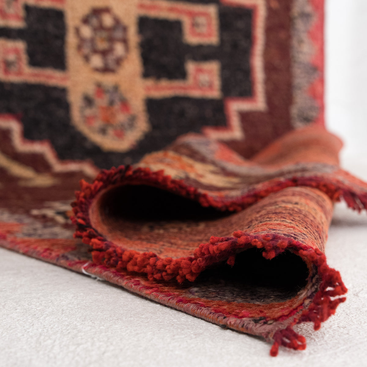 Oriental Brown Runner Rug