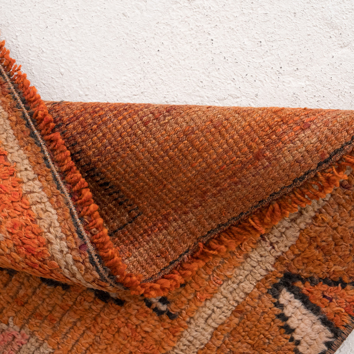 2x9 Orange Runner Rug