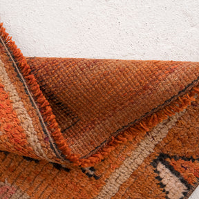 2x9 Orange Runner Rug