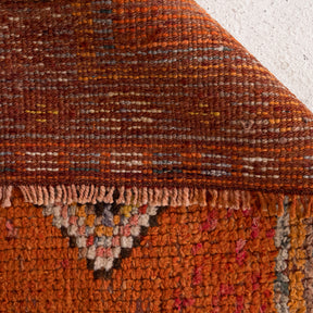 3x8 Orange Runner Rug