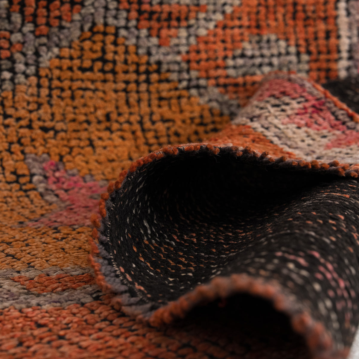 Oriental Orange Runner Rug