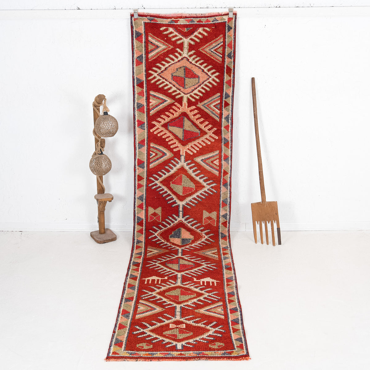 Regalinia - Vintage Turkish Runner Rug