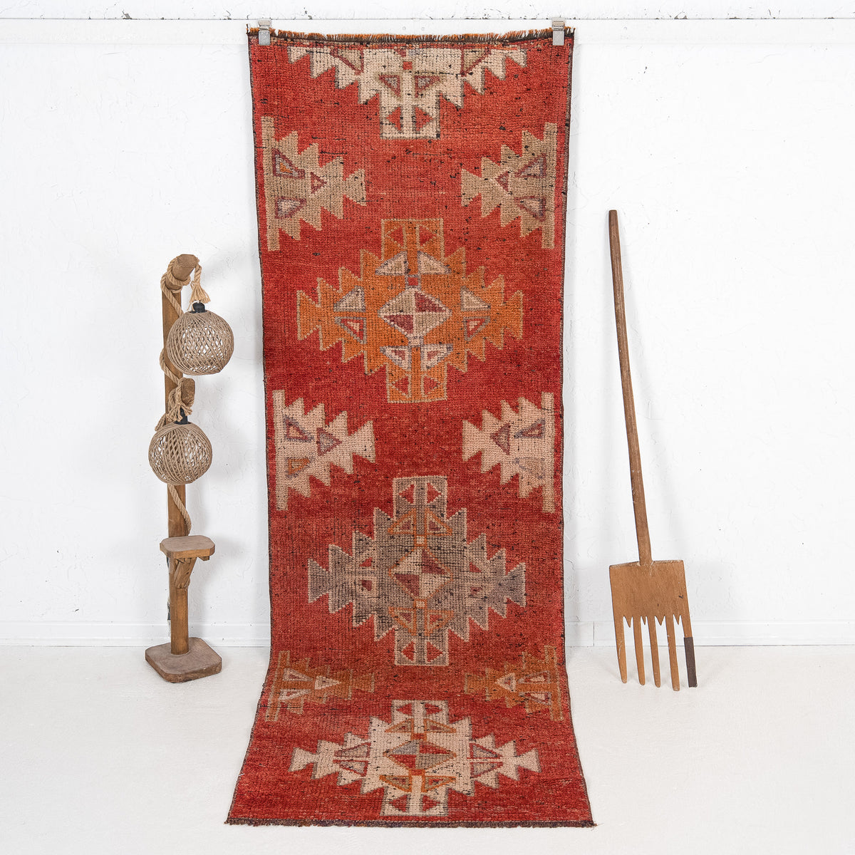 Verdianinda - Vintage Turkish Runner Rug