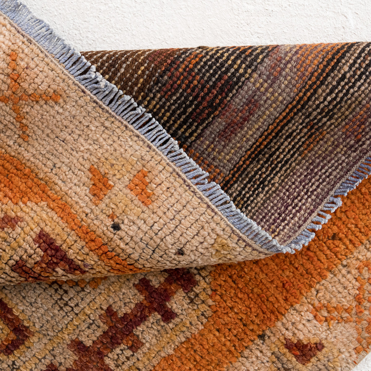 3x10 Orange Runner Rug