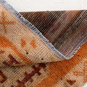 3x10 Orange Runner Rug