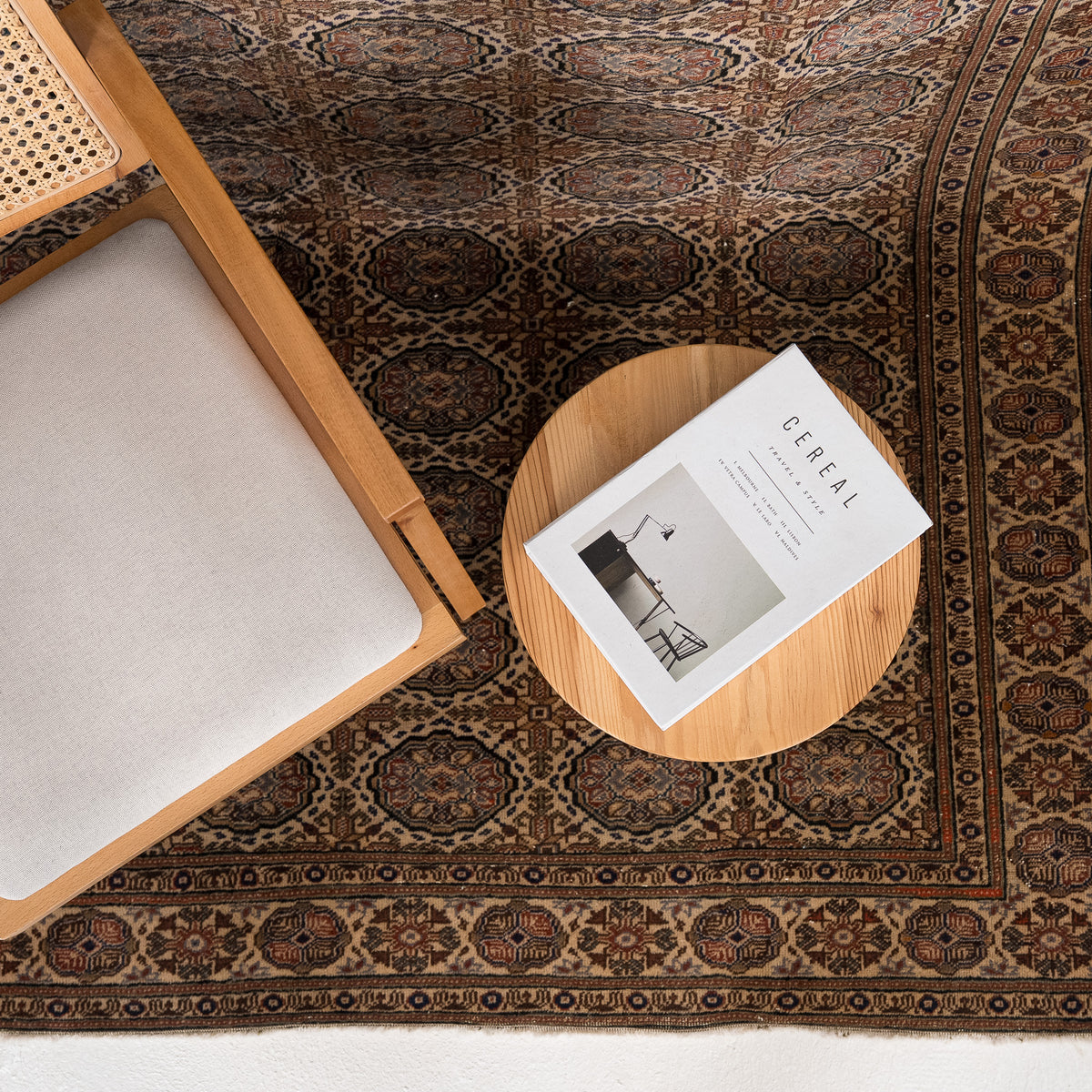 Oriental Beige Area Rug