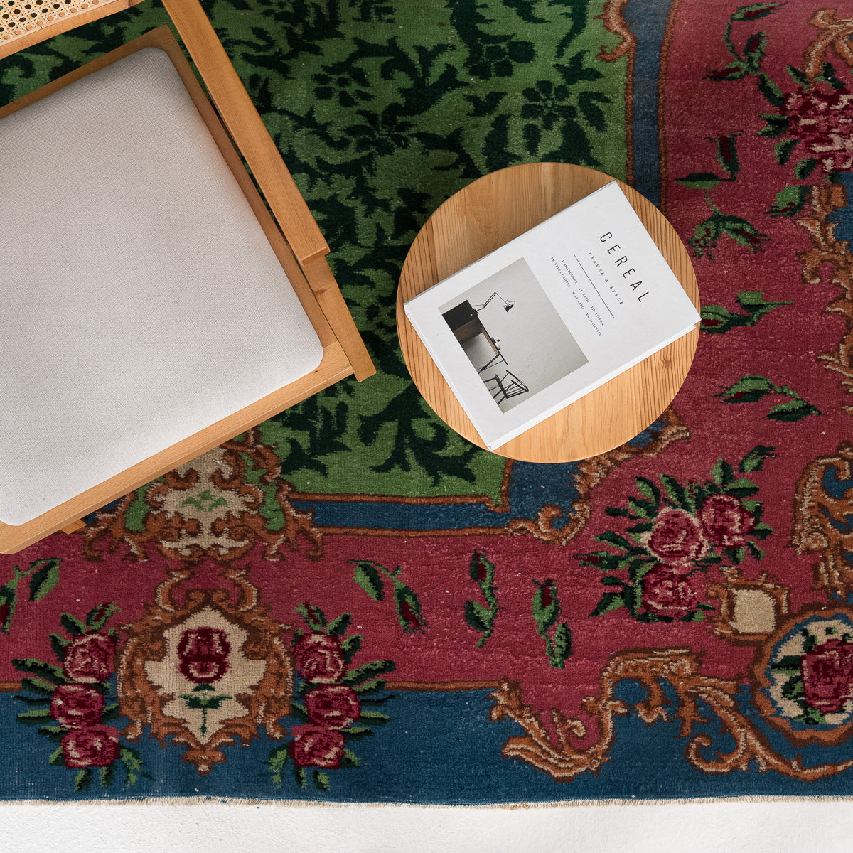 Oriental Green Area Rug