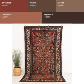 Medium Red Antique Rug