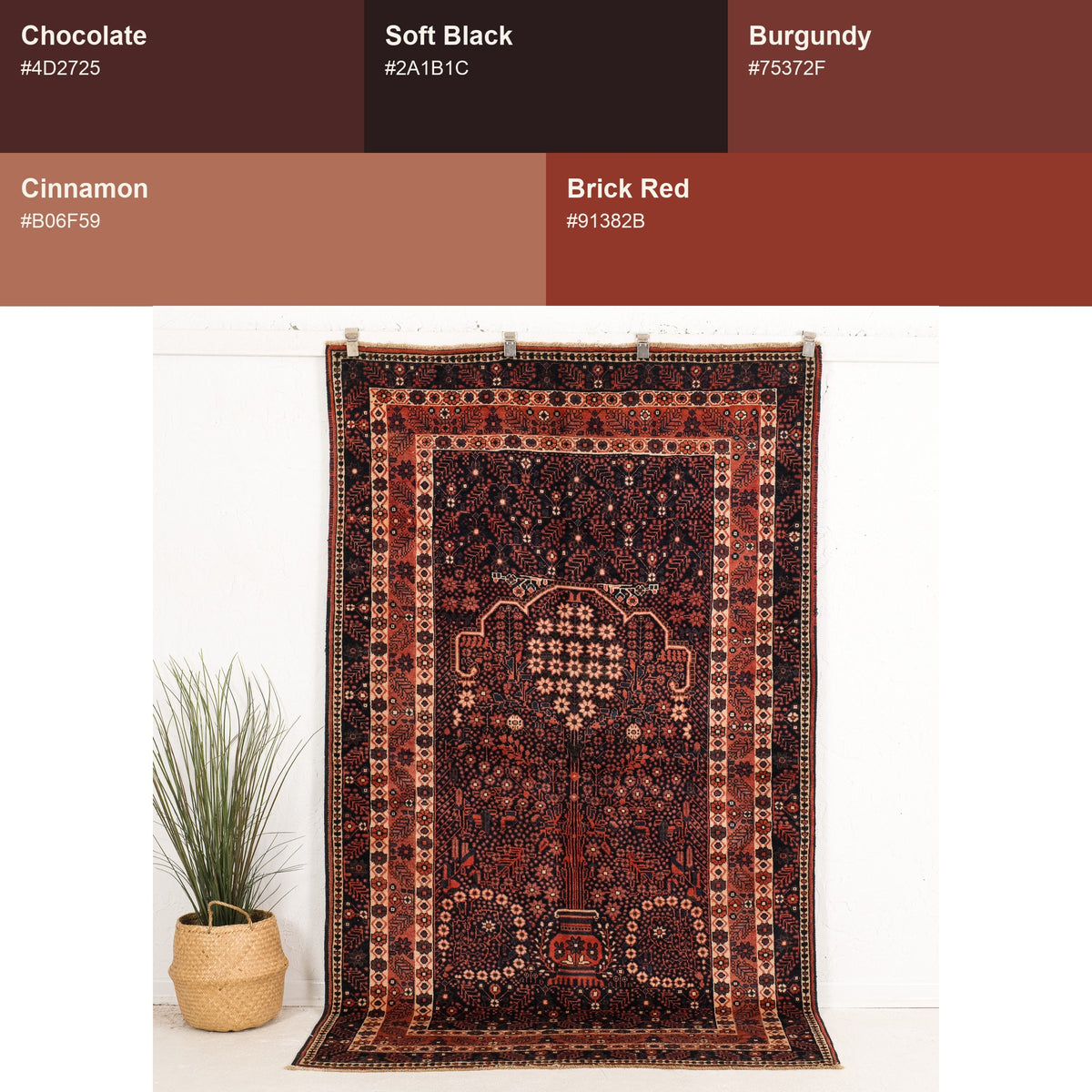 Medium Blue Antique Rug