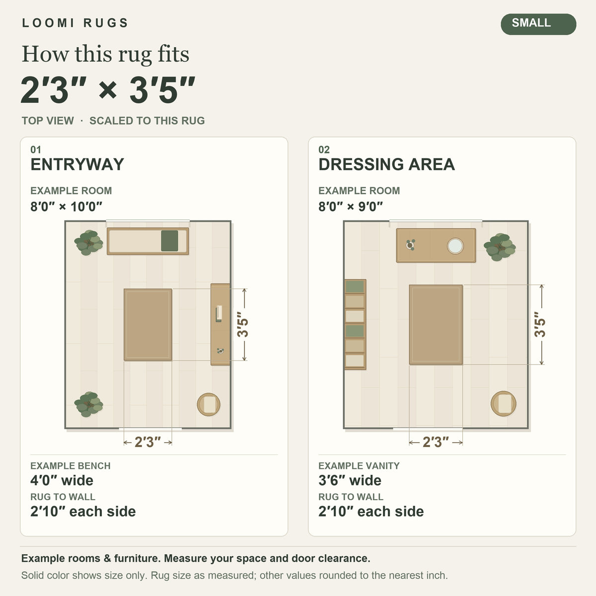 2x3 Rug Size Guide