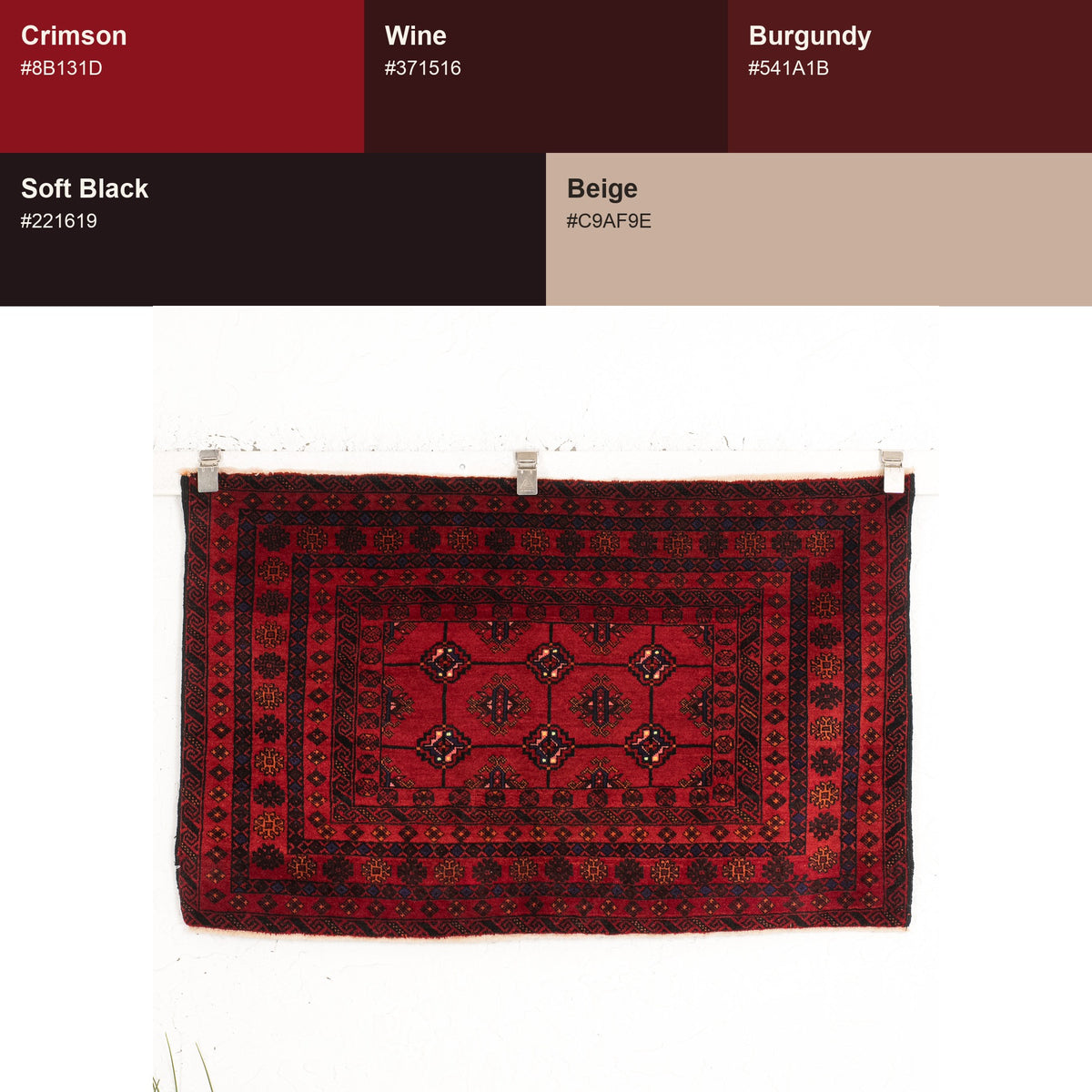 Small Red Antique Rug