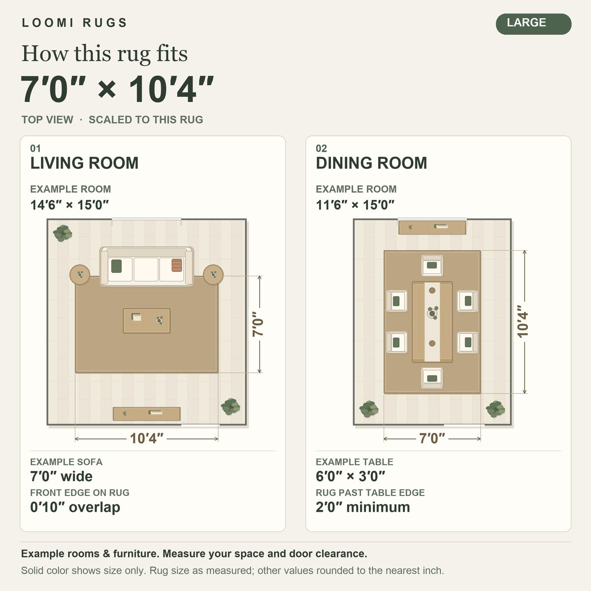 7x10 Rug Size Guide