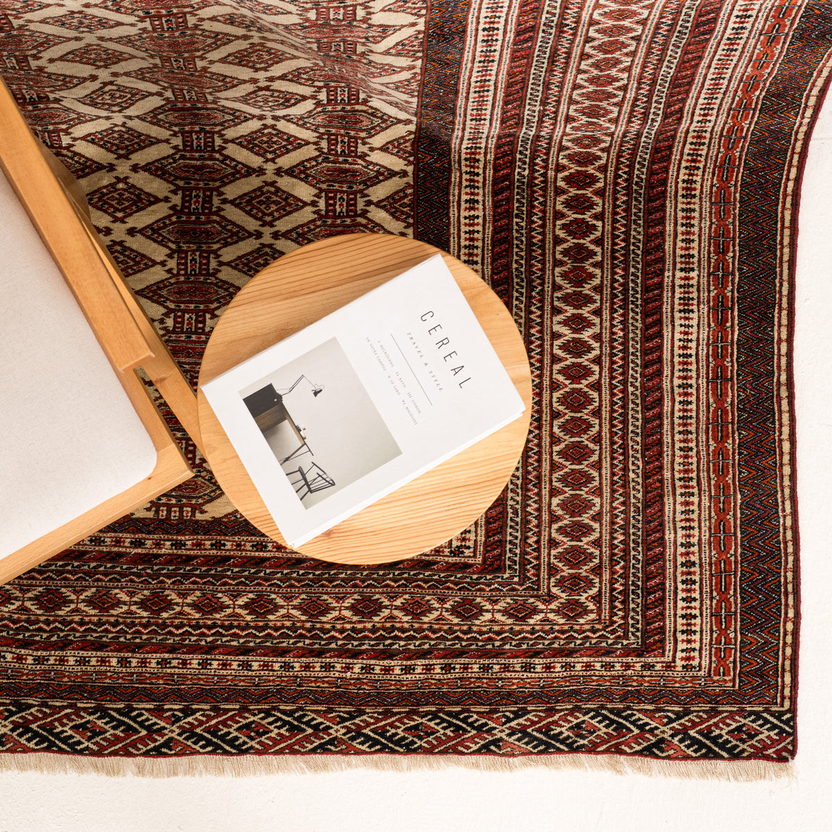 Oriental Beige Area Rug