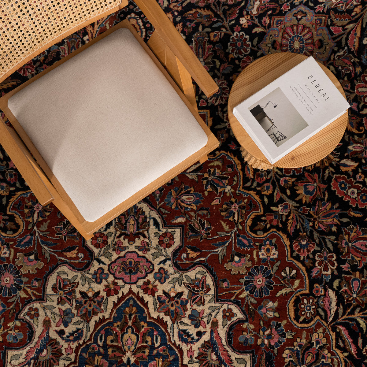 Oriental Blue Area Rug