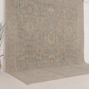 Blue and Beige Area Wool Rug