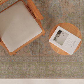 Antiquewashed Beige Area Rug