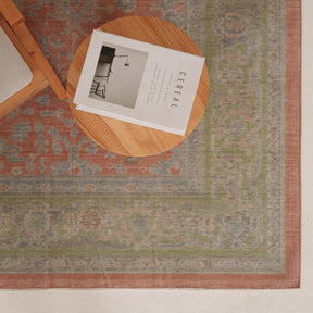 Antiquewashed Red Area Rug