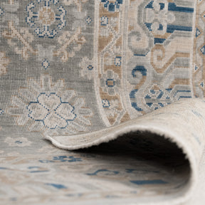 Antiquewashed Gray Area Rug