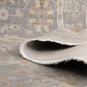 Antiquewashed Gray Area Rug
