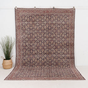 Large Beige Antique Rug