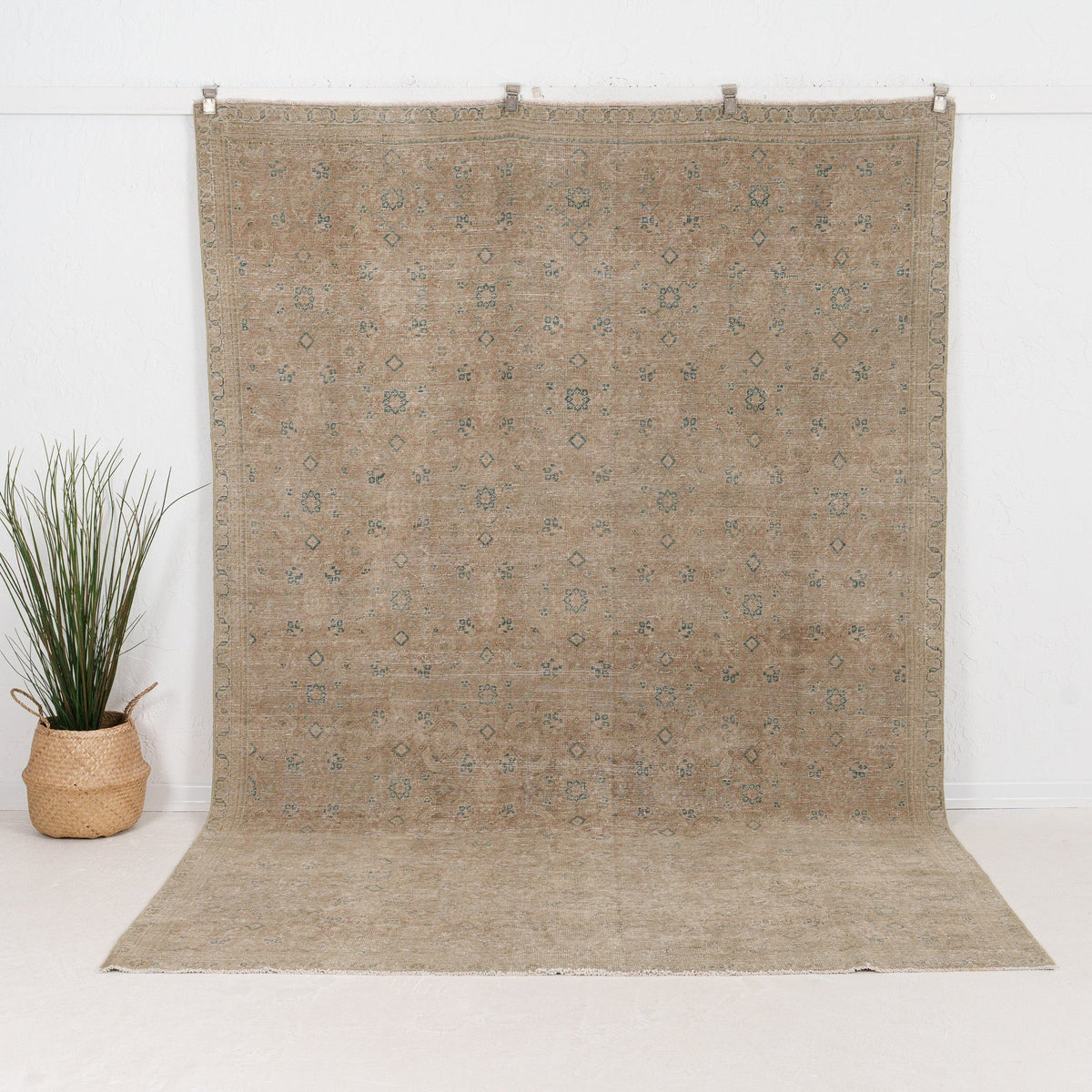 Large Blue Antique Rug