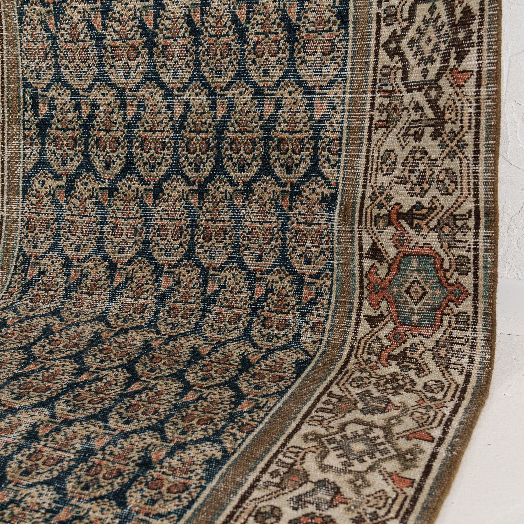 Geometric 3x10 Brown Rug