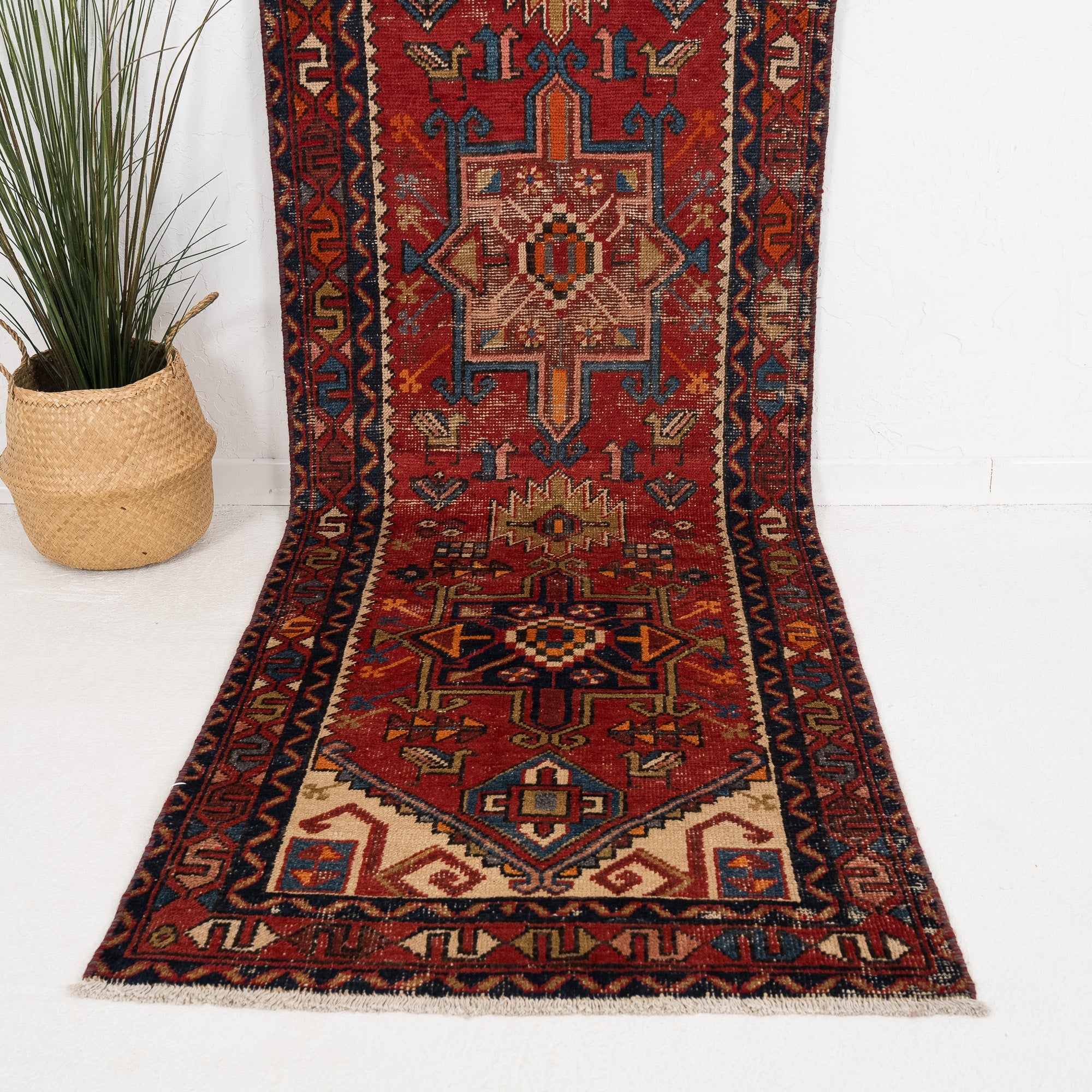 Valenya - Vintage Persian Runner Rug