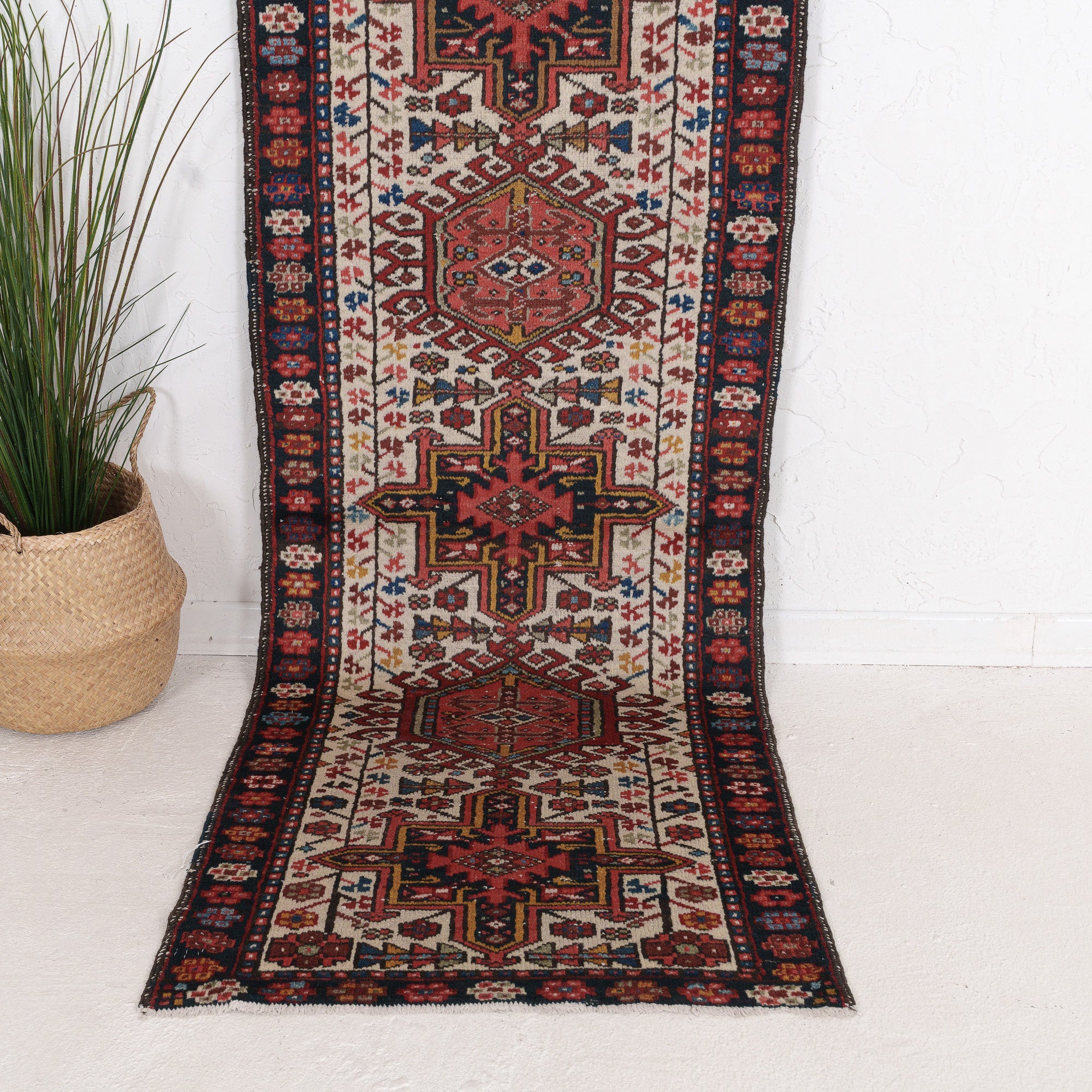 Naelisa - Vintage Persian Runner Rug