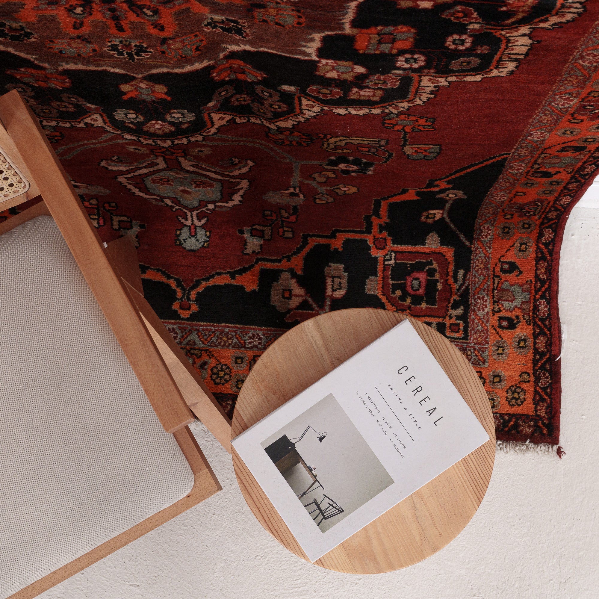 Laerisess - Vintage Persian Small Rug