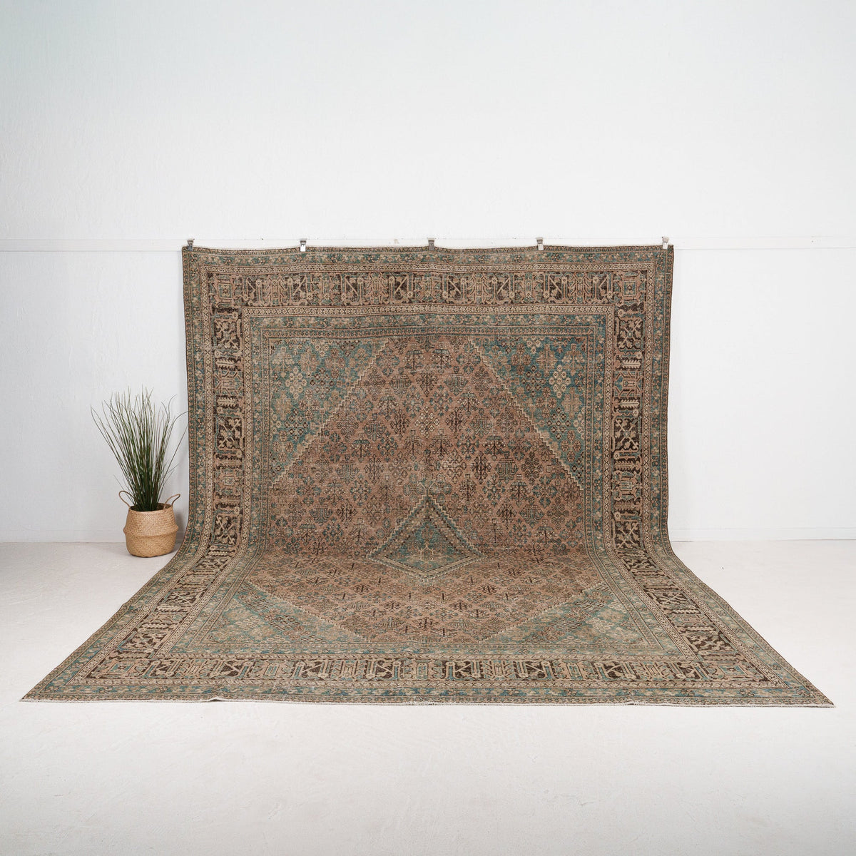 Oversized Red Antique Rug