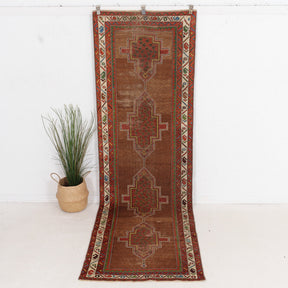 Elanin - Vintage Persian Runner Rug