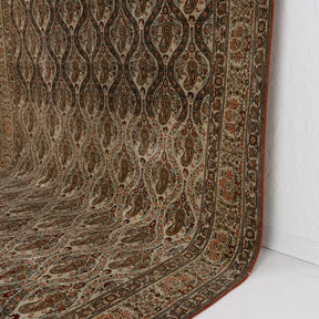 Elegant brown area rug, perfect for living room, bedroom, office, dining room, kitchen decor