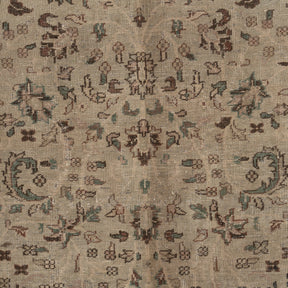 Authentic 6x9 area rug from persian, in subtle beige tones