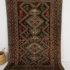 persian made 5x8 area rug, adding character to any living room, entryway, office, kitchen & dining, bedroom