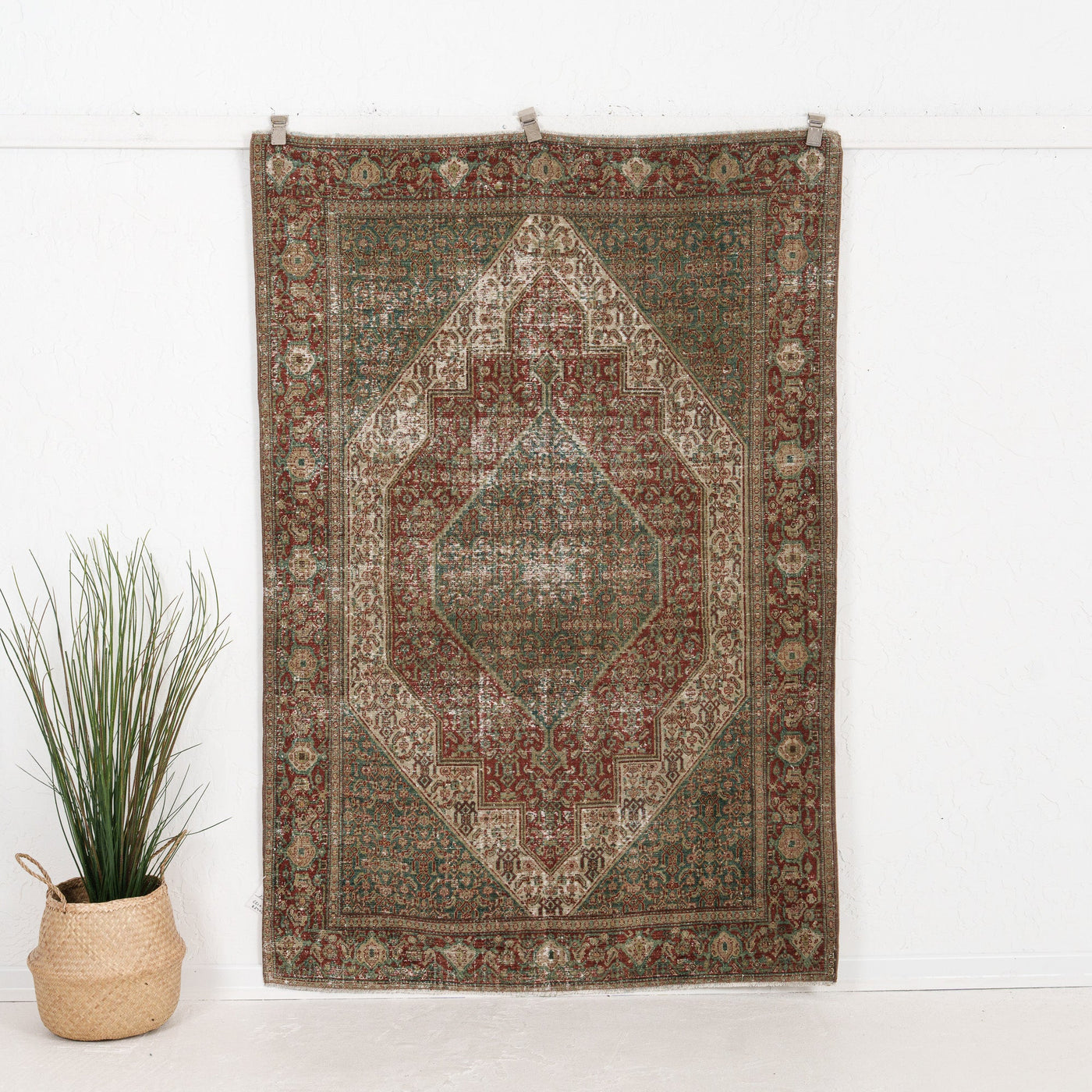 Small Red Antique Rug