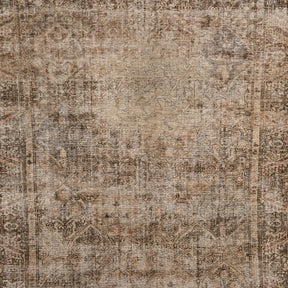 Authentic 5x10 area rug from persian, in subtle brown tones