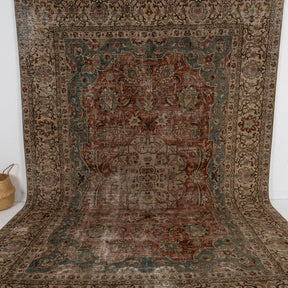 persian made 8x11 area rug, adding character to any living room, bedroom, office, dining room, kitchen