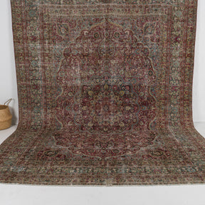 persian made 8x11 area rug, adding character to any living room, bedroom, entryway, office, dining room