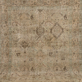 Authentic 7x10 area rug from persian, in subtle beige tones