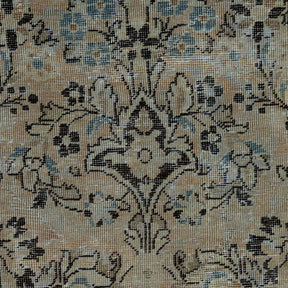 Authentic 8x12 area rug from persian, in subtle blue tones