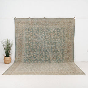Oversized Brown Antique Rug