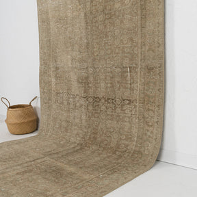 Elegant beige runner rug, perfect for living room, bedroom, office, dining room, kitchen decor