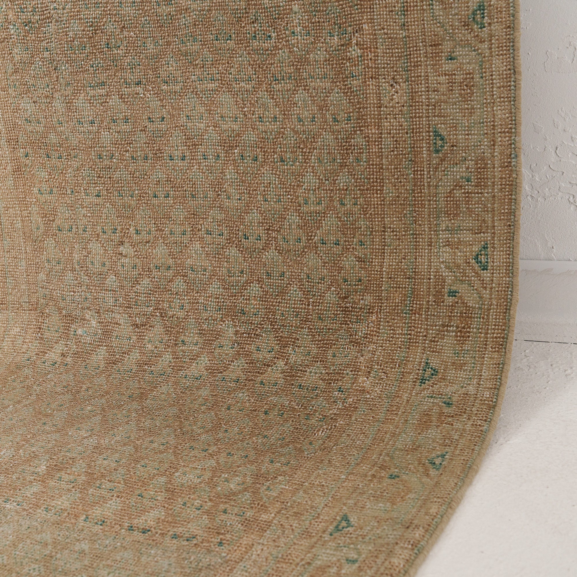 Persian 2x17 Green Rug