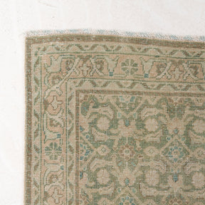 3x14 Green Persian Rug