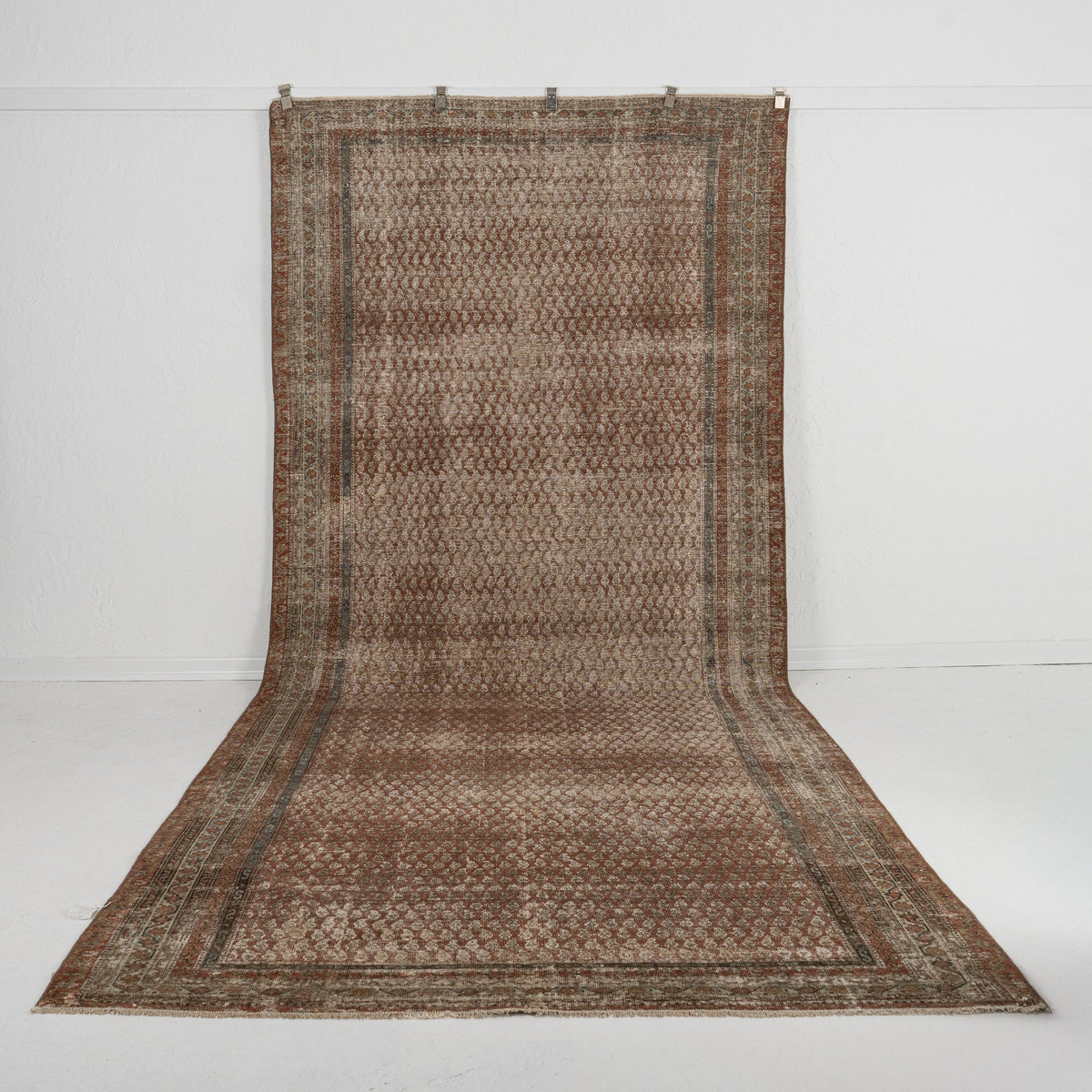 brown vintage 6x13 runner rug - perfect for the entryway, bedroom, hallway, living room